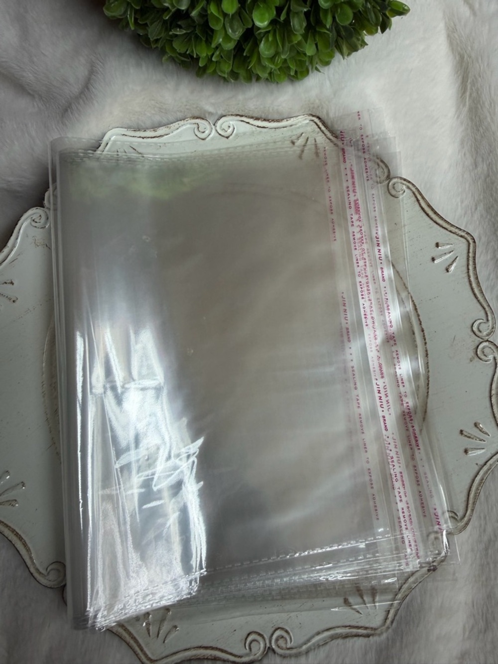 Clear self sealing Plastic shipping  bags (10) - Picture 3 of 3